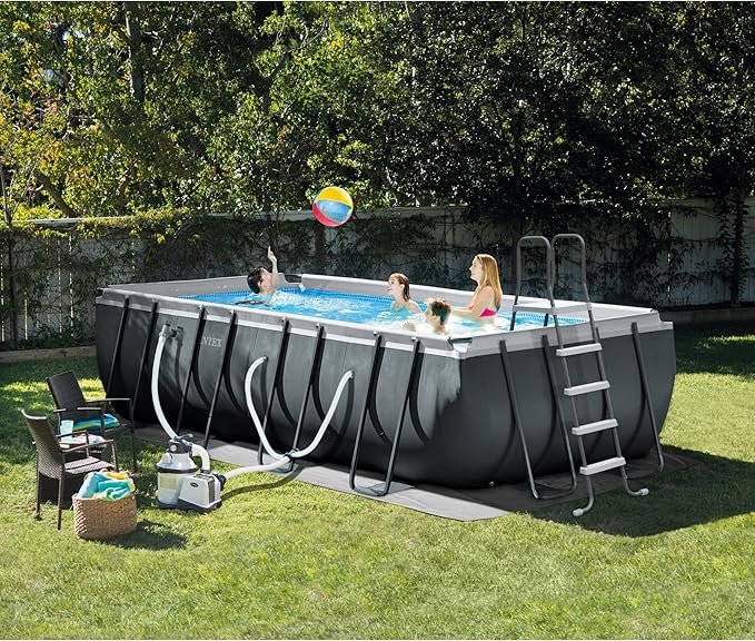 Above ground Intex swimming pool